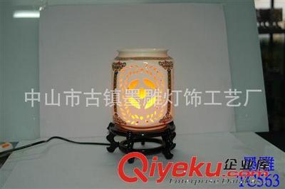 匠心雕琢，光影生輝——中山市古鎮(zhèn)墨雕燈飾工藝廠精品陶瓷臺(tái)燈直銷(xiāo)